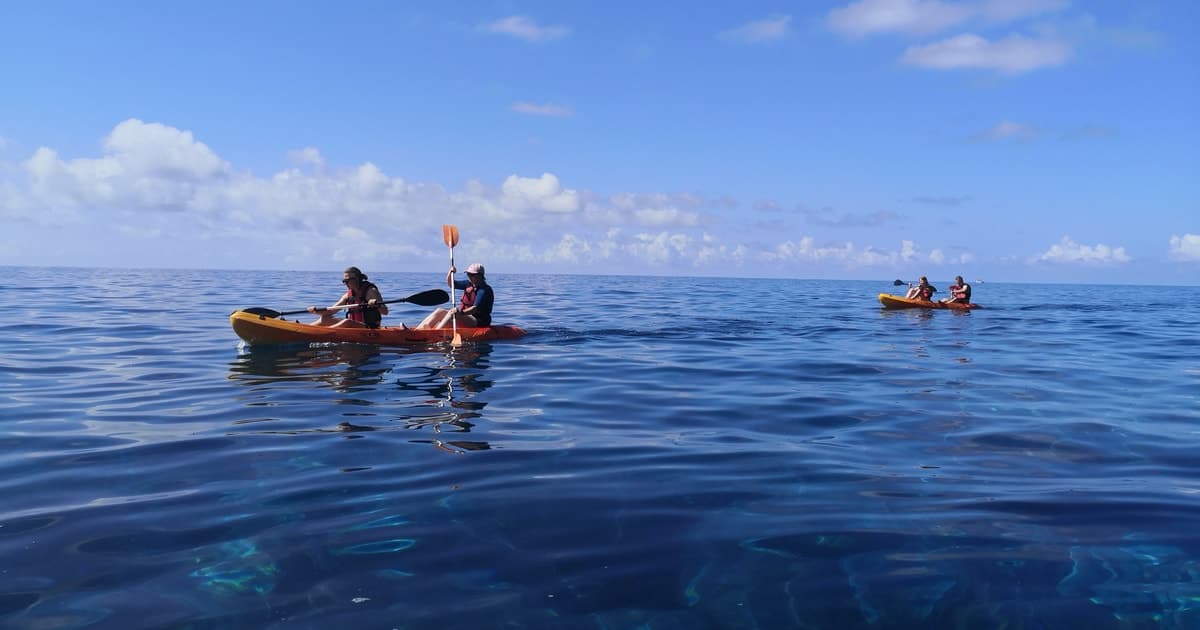 Eaux claires de la réserve marine de Garajau