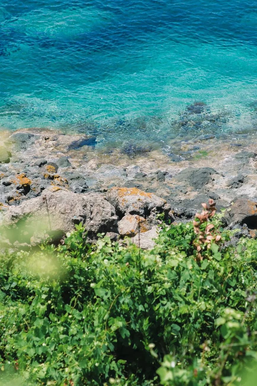Eaux claires et côte paisible de Madère