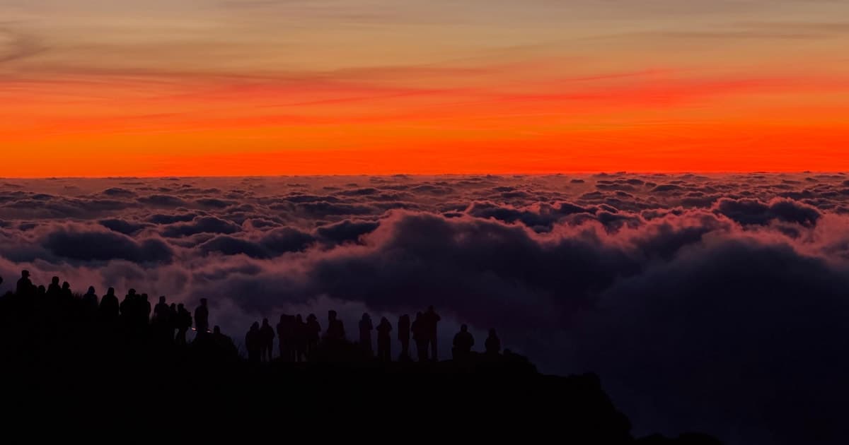 Lever de soleil au Pico do Arieiro et randonnée PR11